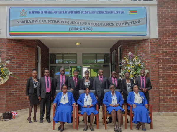 Dedication ceremony for the Zimbabwe Center for High Performance Computing, 2014