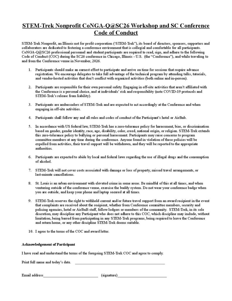 SC26 Forms (required)